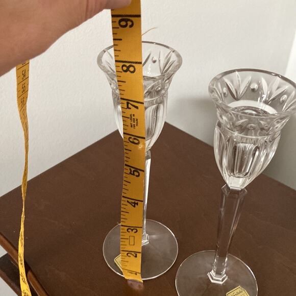 Noritake Crystal Candlestick Holders, Set of 2 - Picture 7 of 7